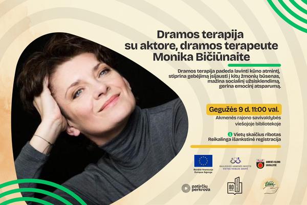 Dramos terapija Akmenės rajono savivaldybės viešojoje bibliotekoje